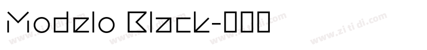 Modelo Black字体转换